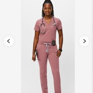Women's Mauve Yola™ High Waisted 2.0 - Skinny Scrub Pants - S / Mauve